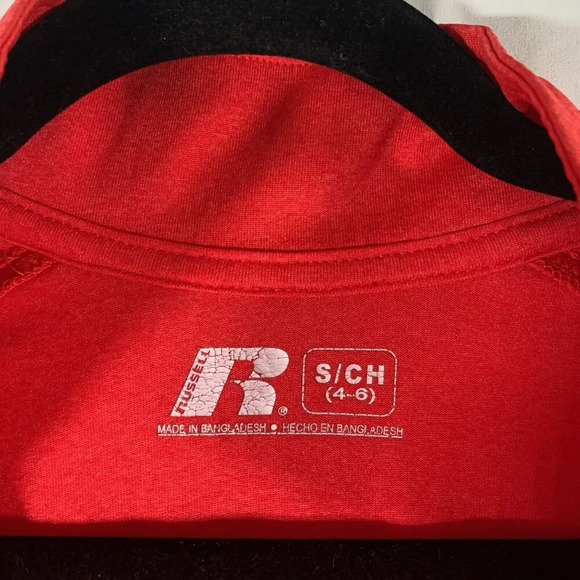 KU Jayhawks Jacket Women's Small Red 1/4 Zip Long Sleeve Pullover - Picture 2 of 7